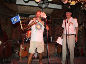 Contestants in 2016 Conch Blowing Contest