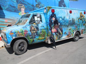 Best Paint Job - Treasure Hunting Mermaid Ambulance, Jamis and Bruce