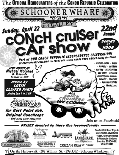 ANNUAL CONCH CRUISER CAR SHOW 2012 Flyer