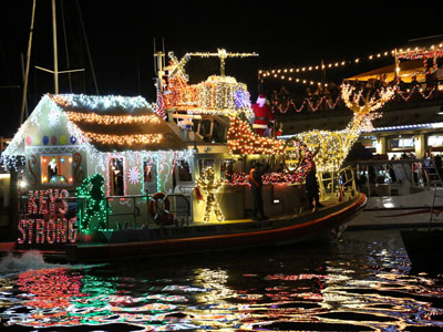 29th Annual Schooner Wharf Bar/Absolut Vodka Lighted Boat Parade Vessels decorate their boats for the holiday season