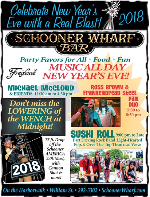 The Unique Seaport Tradition - Lowering of the Pirate Wench at Midnight. 2018 Flyer