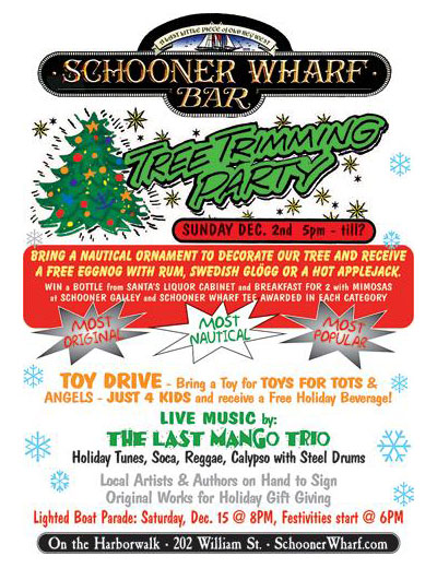Schooner Wharf Annual Tree Trimming 2018 Flyer