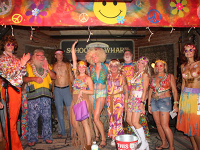 wharfstock costume contest photos at schooner wharf bar.