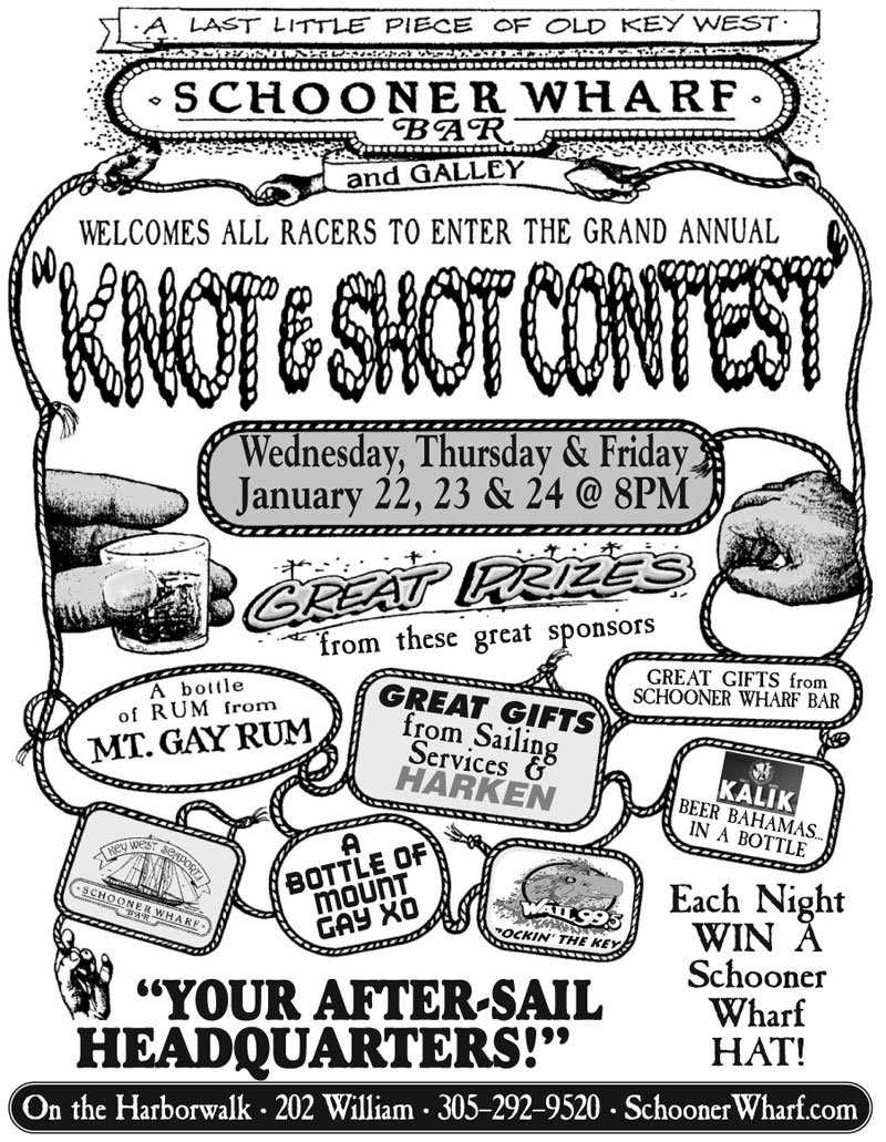 Schooner Wharf Knot & Shot Competition 2019 Flyer