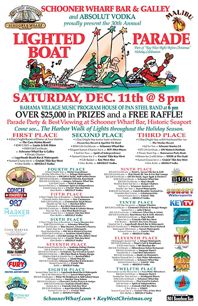 2019 Schooner Wharf Lighted Boat Parade