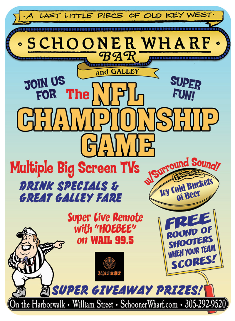 schooner wharf nfl championship game watch party 2023