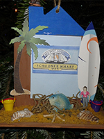 Schooner Wharf Annual tree trimming toy drive