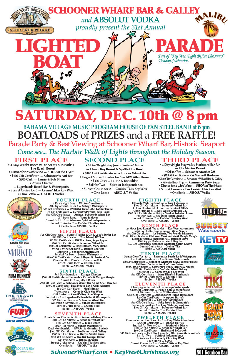 Schooner Wharf Lighted Boat Parade