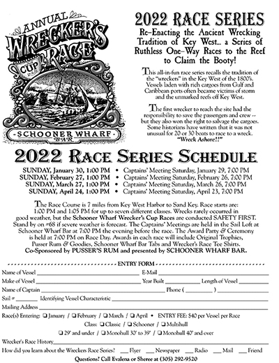 Wrecker's Race Entry Form