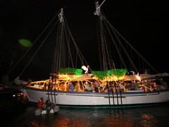 Schooner Wharf Bar Lighted Boat Parade 2018