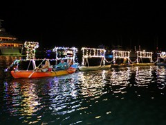 Schooner Wharf Bar Lighted Boat Parade 2018