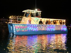 Schooner Wharf Bar Lighted Boat Parade 2018