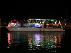 Schooner Wharf Bar Lighted Boat Parade 2018